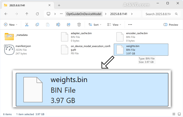 How to Get Rid of “Weights.bin” (4 GB) File from “OptGuideOnDeviceModel” Folder in Chrome – AskVG