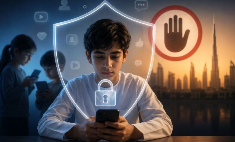 الإمارات تحظر وسائل التواصل الاجتماعي على الأطفال دون 15 عامًا - صحيفة نبراس الأخبارية