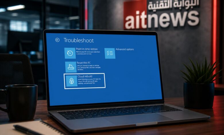 ميزة Cloud Rebuild.. مايكروسوفت تختبر طوق نجاة جديدًا لأجهزة ويندوز المتعطلة