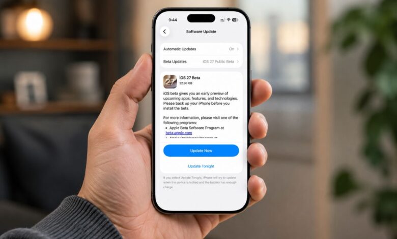 آبل تطرح النسخ التجريبية العامة من iOS 27 و macOS 27 مع تحسينات كبيرة في الأداء ومزايا جديدة لـ "سيري"